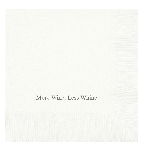 MORE WINE - DRINK NAPKINS