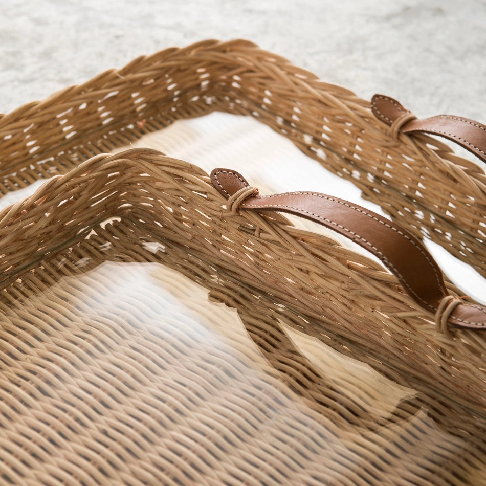 Rattan Rectangular Tray