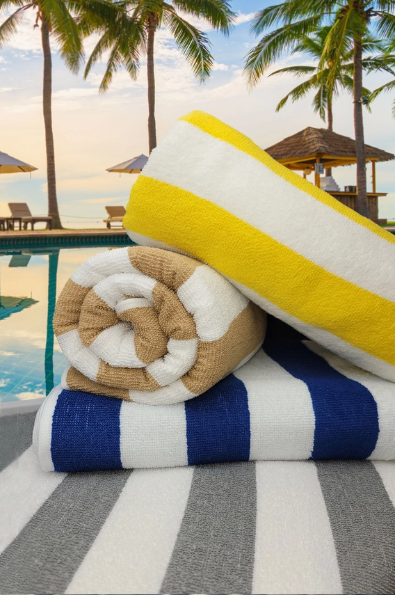 Stripes Pool Towels