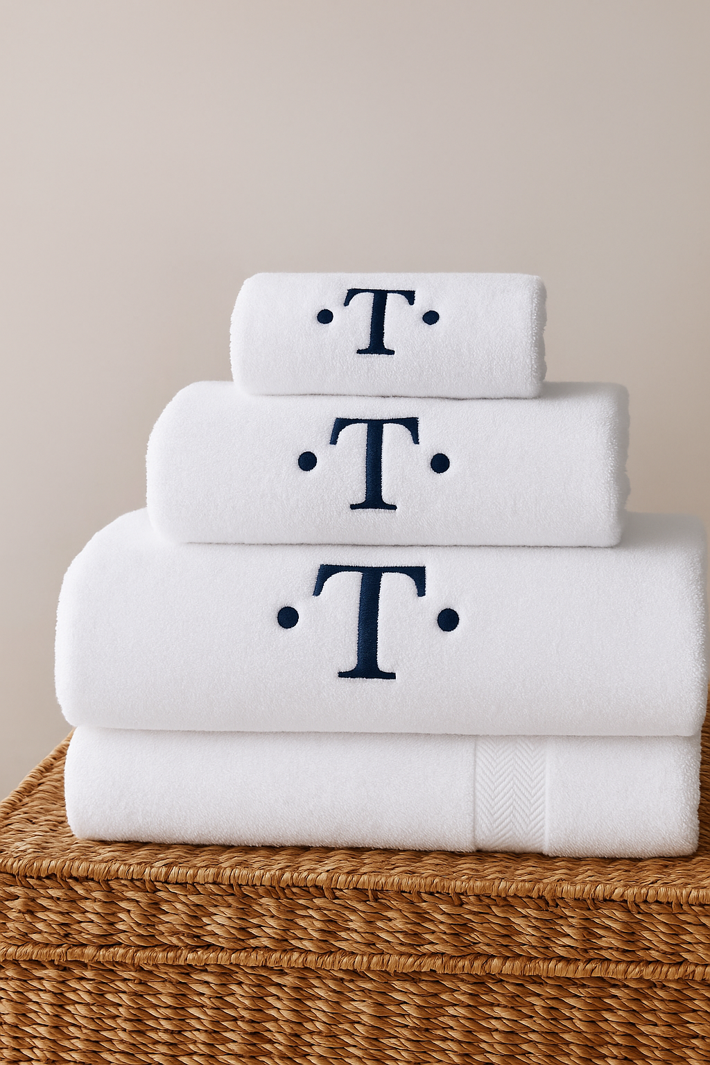WHITE TERRY TOWELS