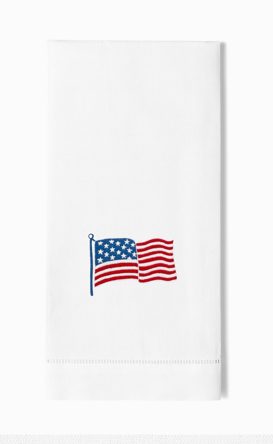 Pure Linen White Hand Towel (Set of 4)